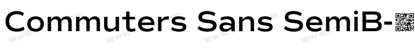 Commuters Sans SemiB字体转换
